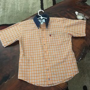Wrangler shorts sleeve button down size 10/12